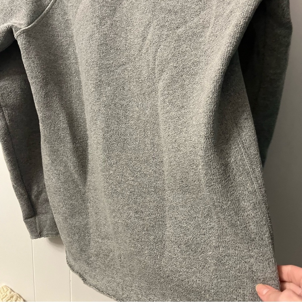 Duckworth Powder Hoodie Grey Rambouillet Merino Fleece Wool Made in USA $175 USD - Picture 13 of 15